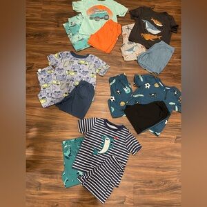 Kids Pajamas Set - Blue and Black